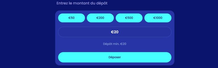 Casoo Casino dépôt